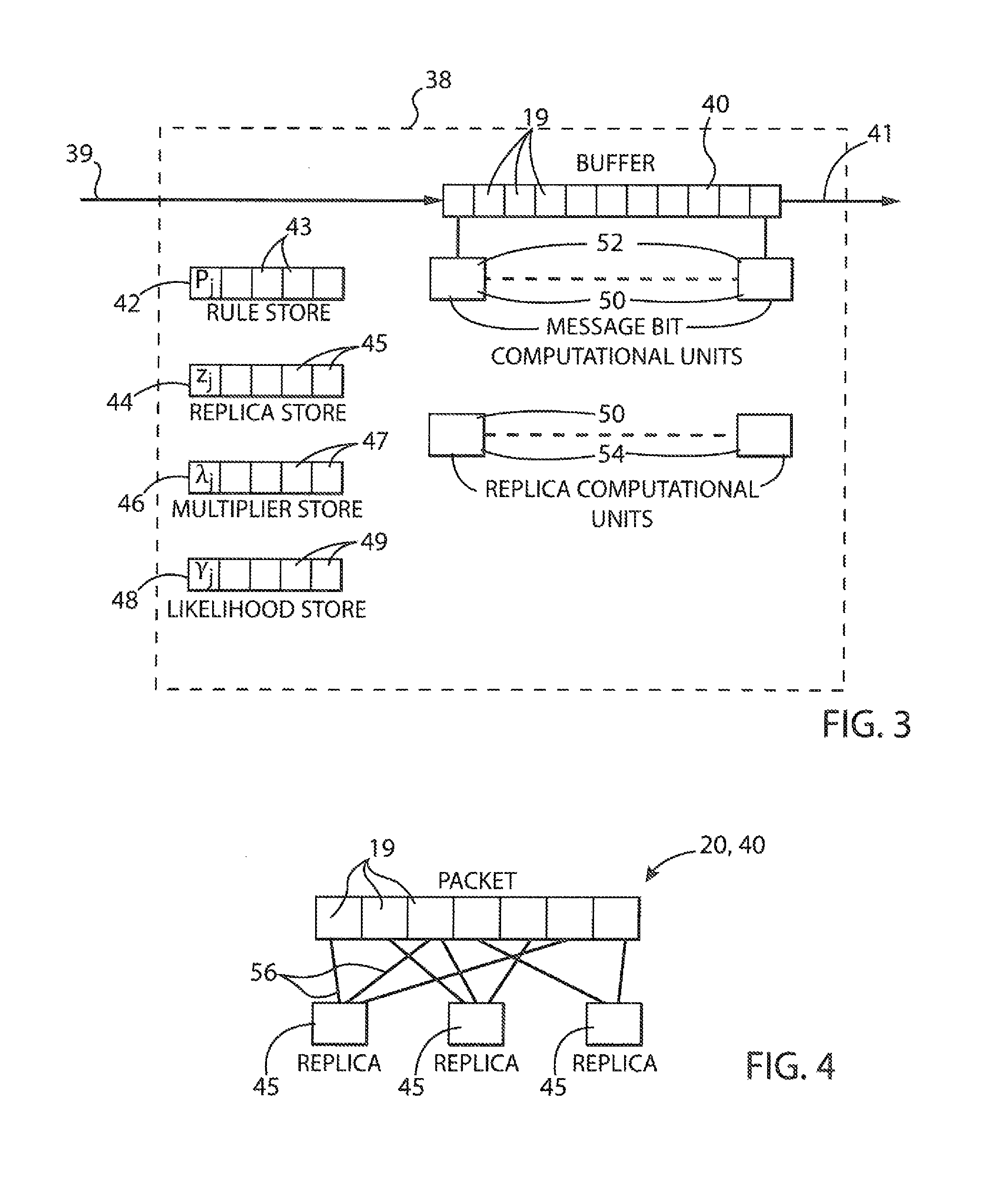 Error correction circuit for data communication providing parallelizable linear programming decoding