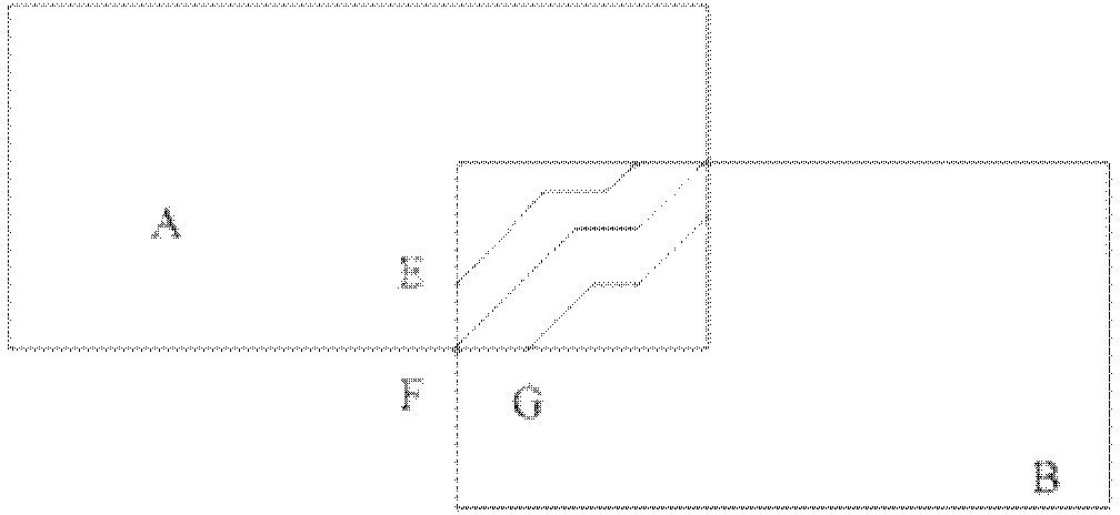 Automatic correction method and device for overlapped images, electronic equipment and storage medium