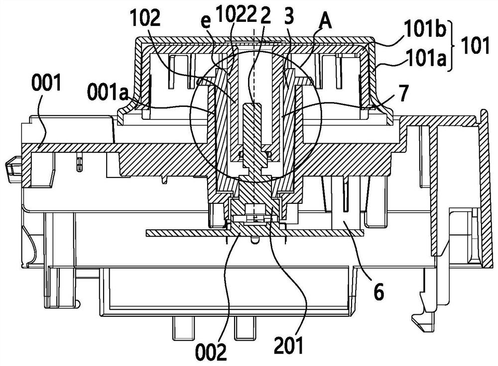 Knob operation assembly and household appliance