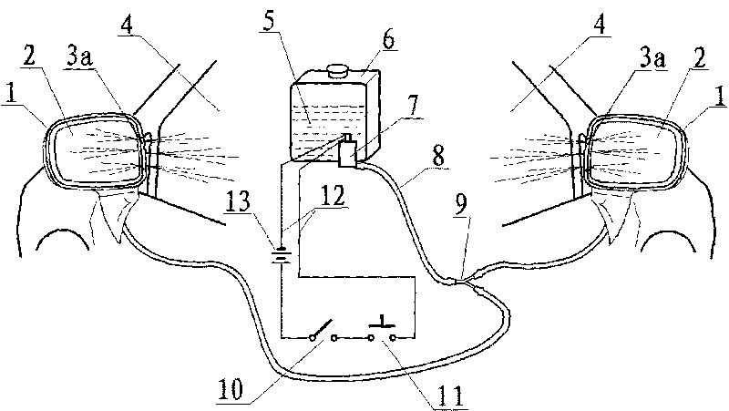 Bead elimination scheme of vehicle rearview mirror and vehicle window glass