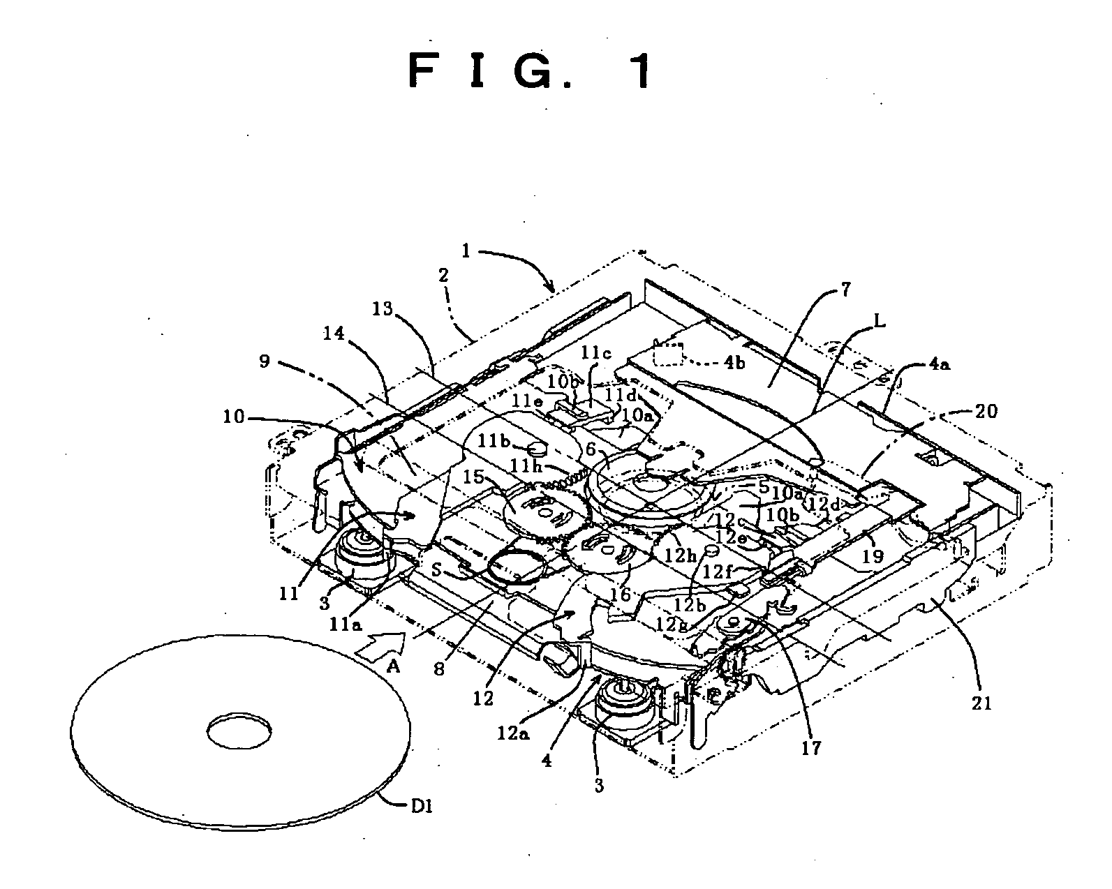 Disc centering device