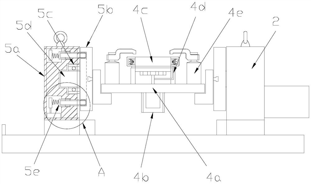 A four-axis hydraulic locking device for a vertical machining center