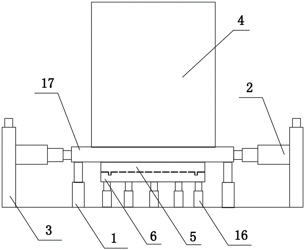 Near-remote distance comprehensive transfer placing system for building