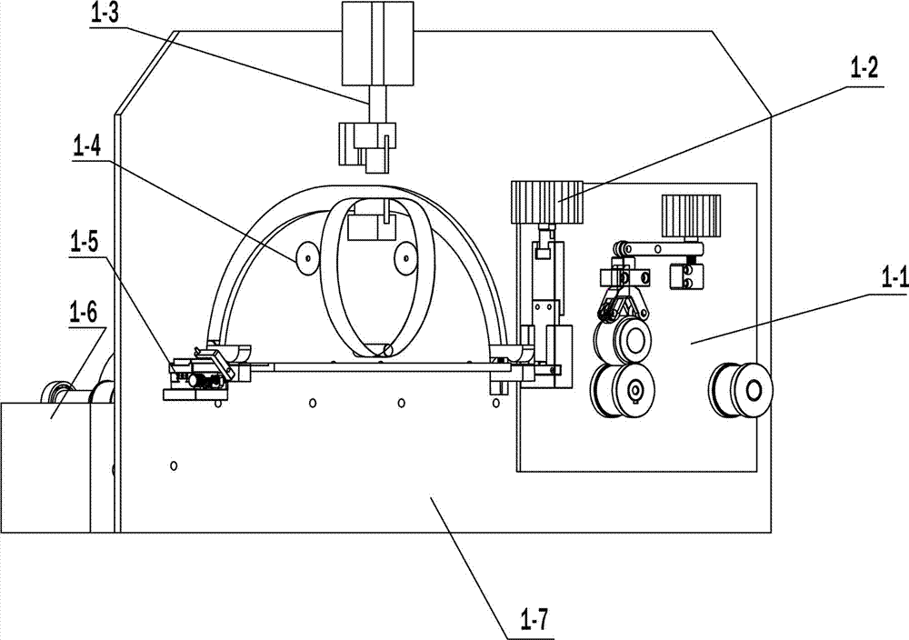 Steel belt coiling machine