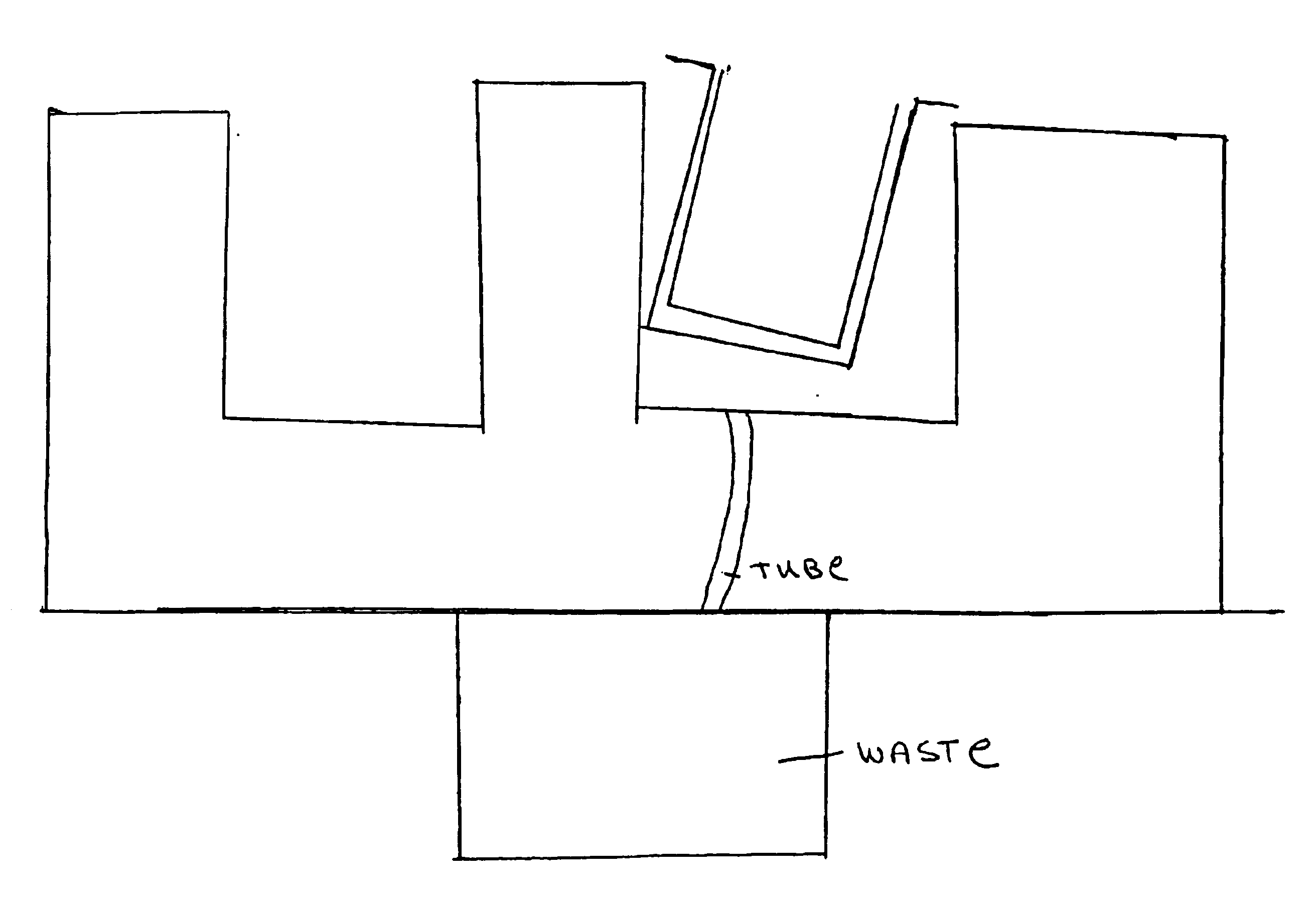 Apparatus and method for separation of liquid phases of different density and for fluorous phase organic syntheses