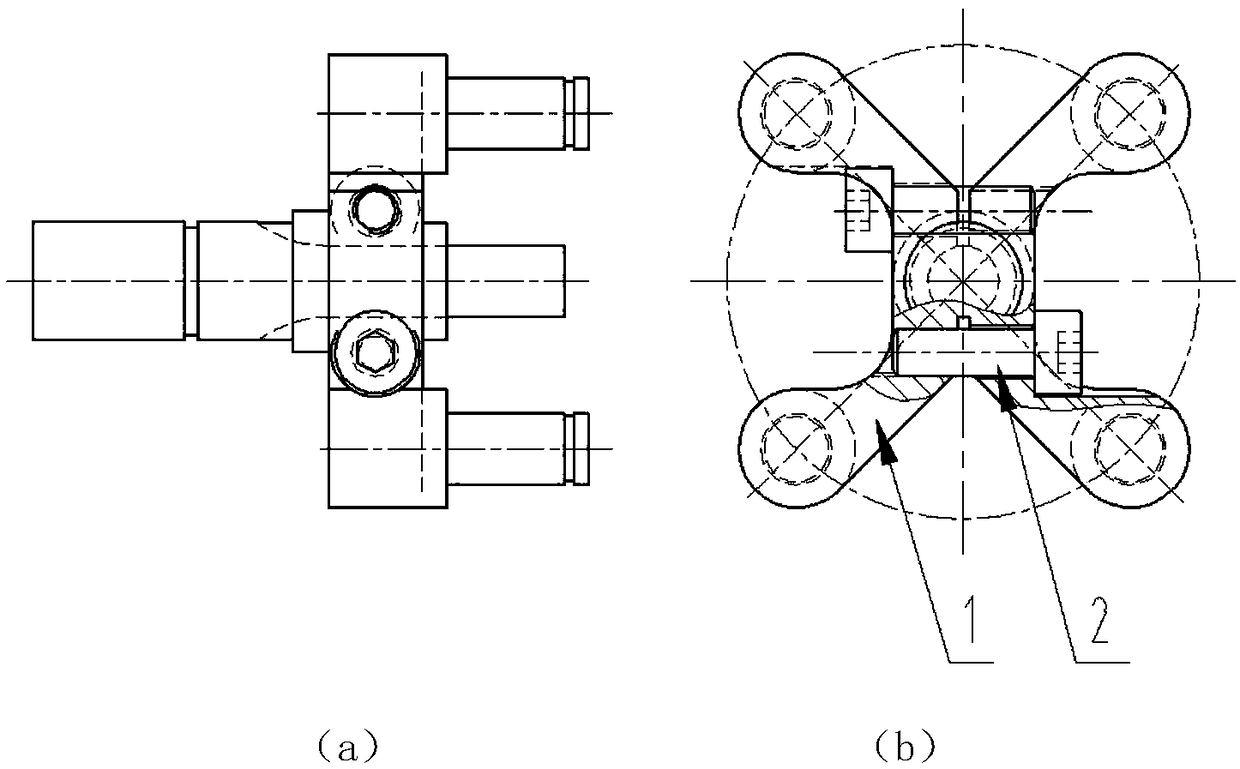 Planet gear tooth side gap adjusting mechanism