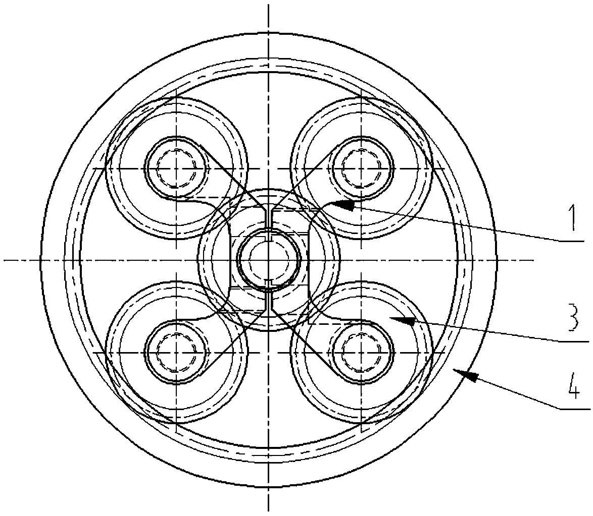 Planet gear tooth side gap adjusting mechanism