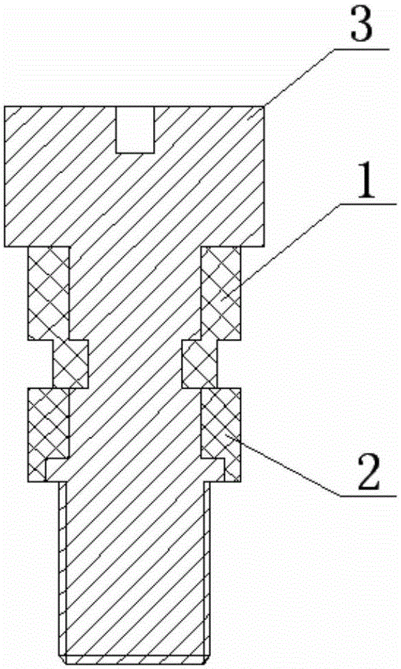 Special-shaped rubber shock absorber