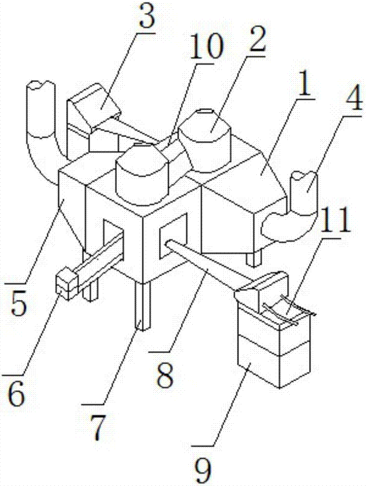 Automobile sheet surface paint-spraying device