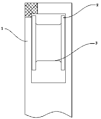 Driving device used for hollow louver and hollow louver