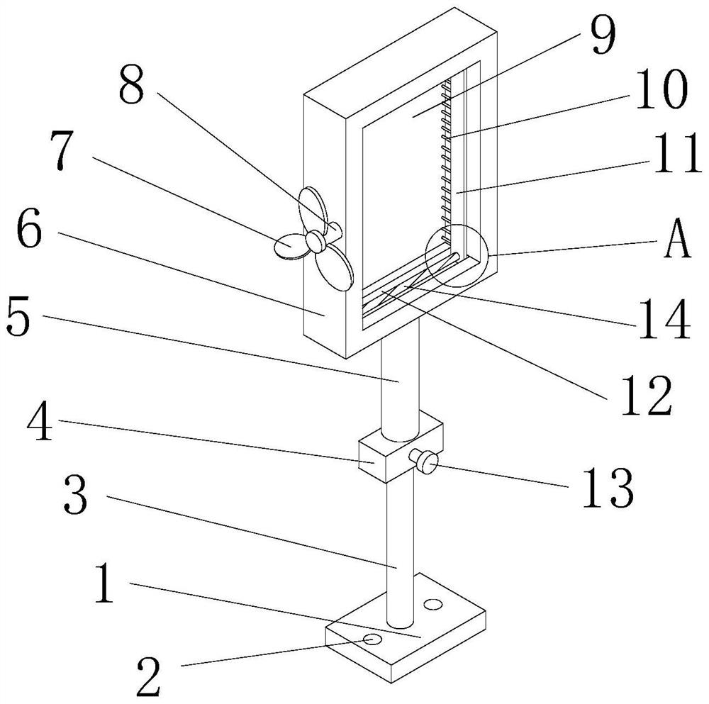 Anti-dazzle device with warning function for road machinery