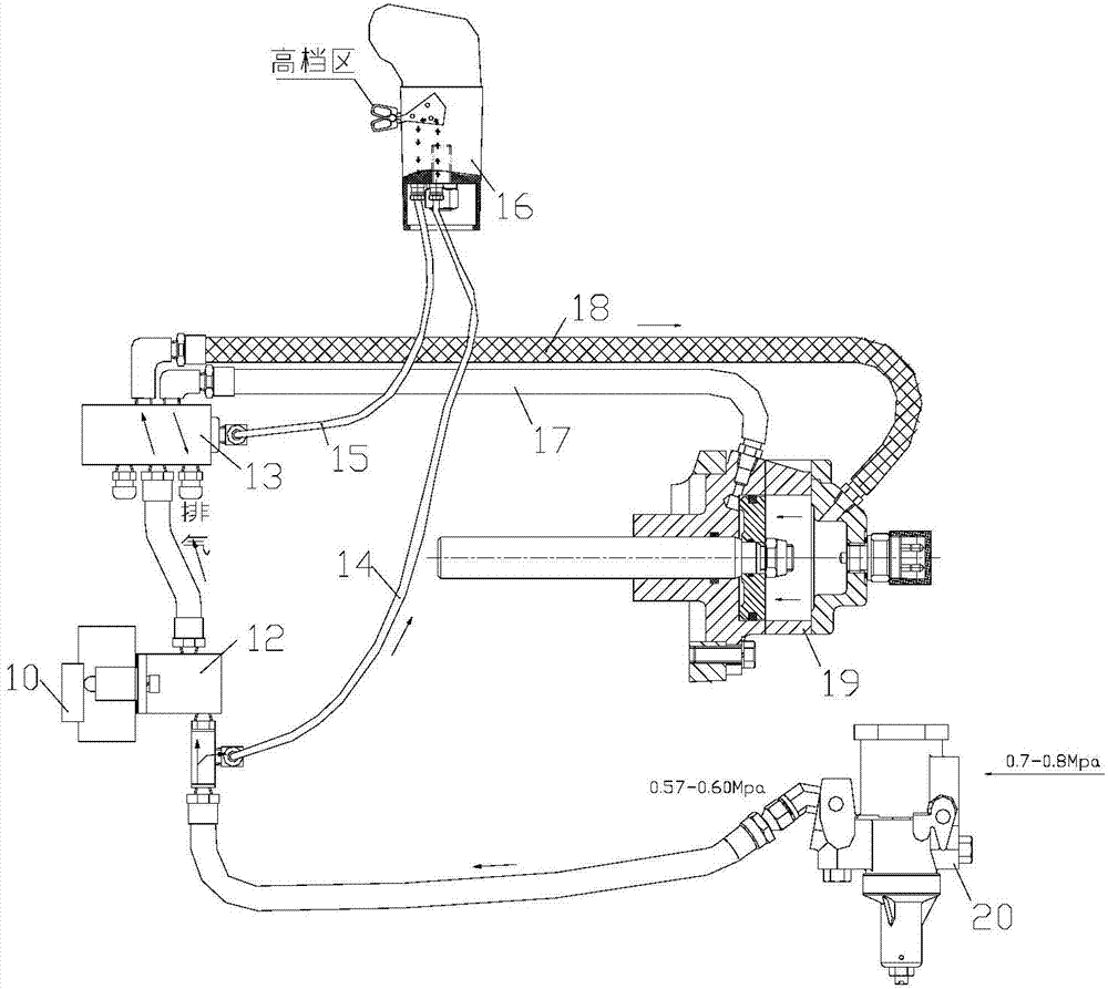 Heavy truck transmission with main and auxiliary box structures and single-H gate valve