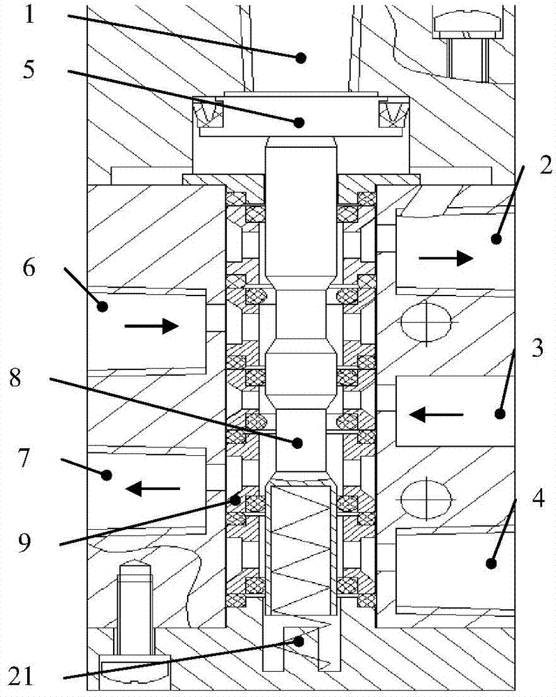 Heavy truck transmission with main and auxiliary box structures and single-H gate valve