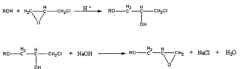 Method for preparing glycidol ether terminated propenol polyoxyethylene ether