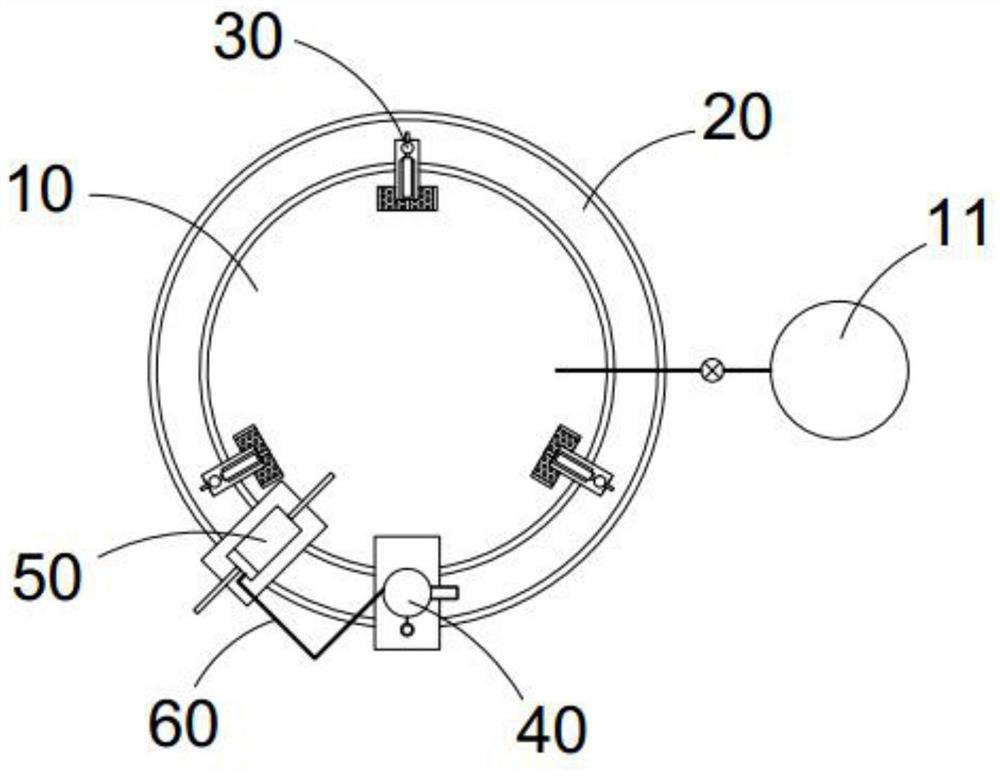 Process method and special device for circulating water treatment of crowfish