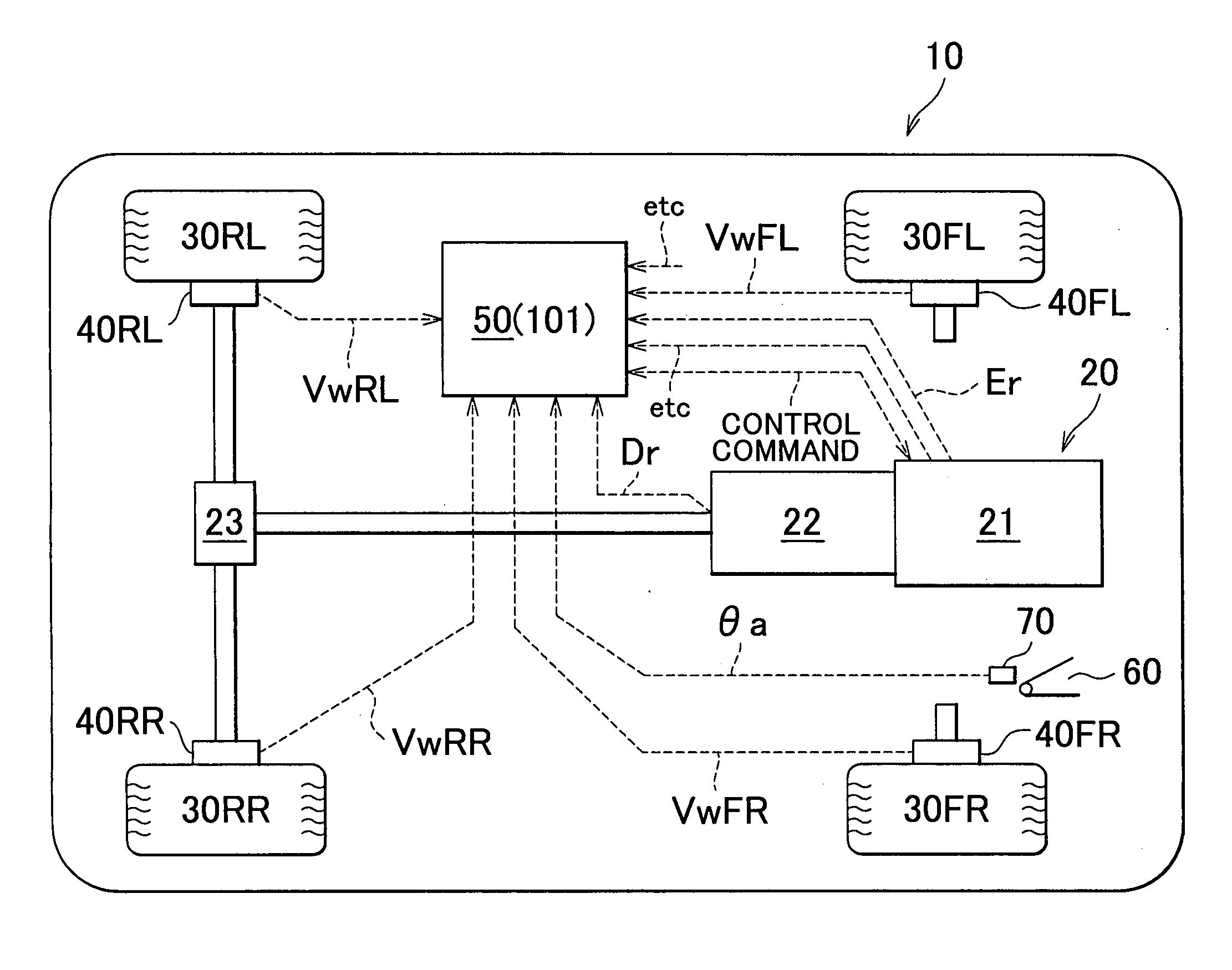 Vehicular damping control system