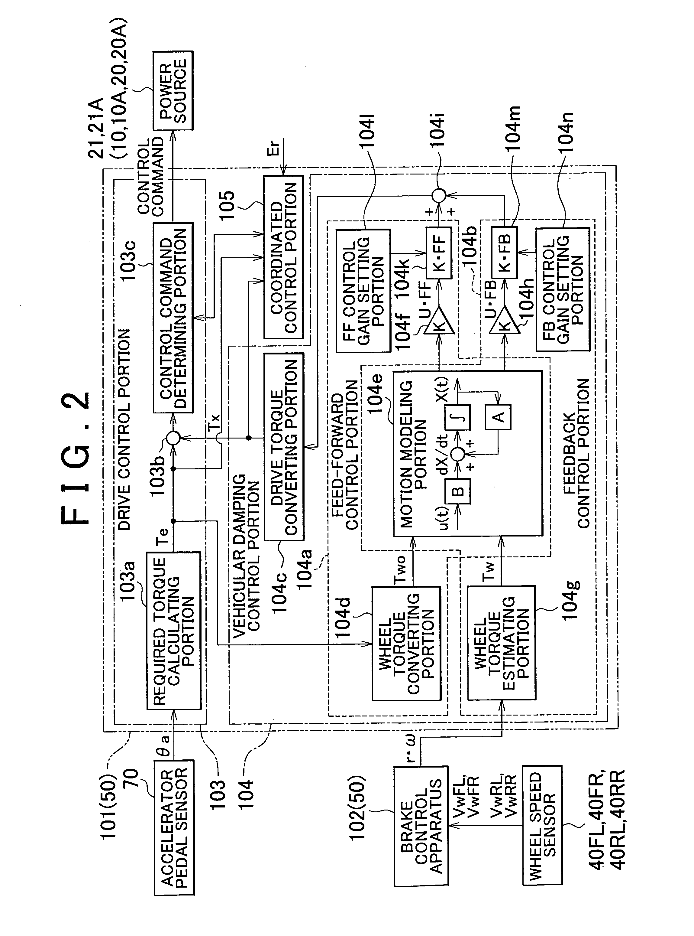 Vehicular damping control system