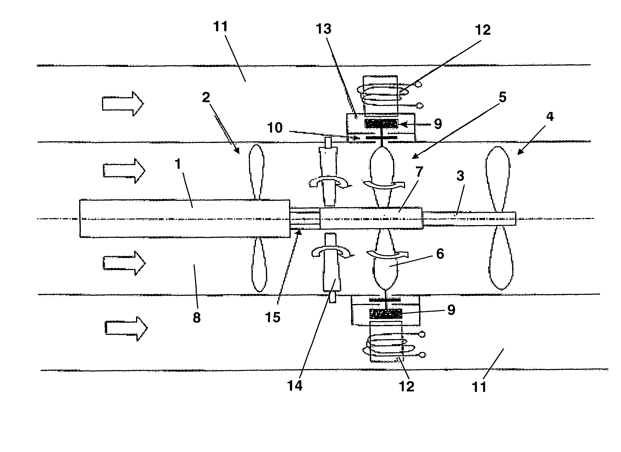 Generator-starter system for a multi-shaft engine