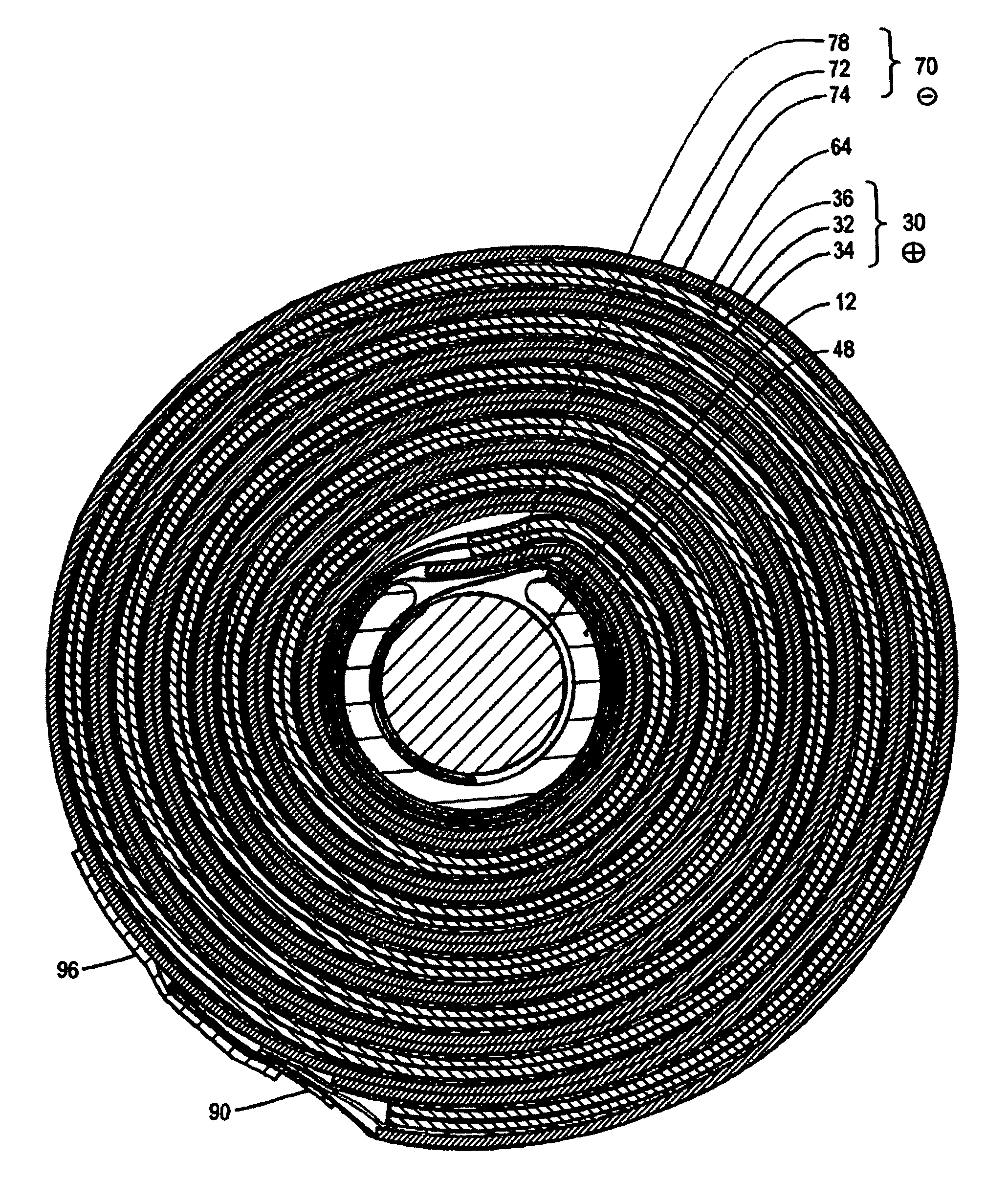 Electric storage battery construction and method of manufacture