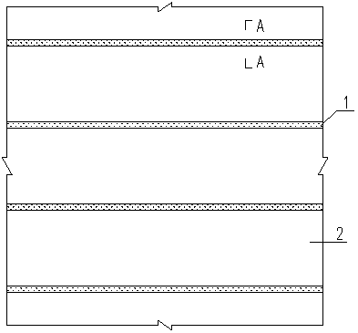 Structure and method for multipoint suspending laying construction of tunnel waterproof board