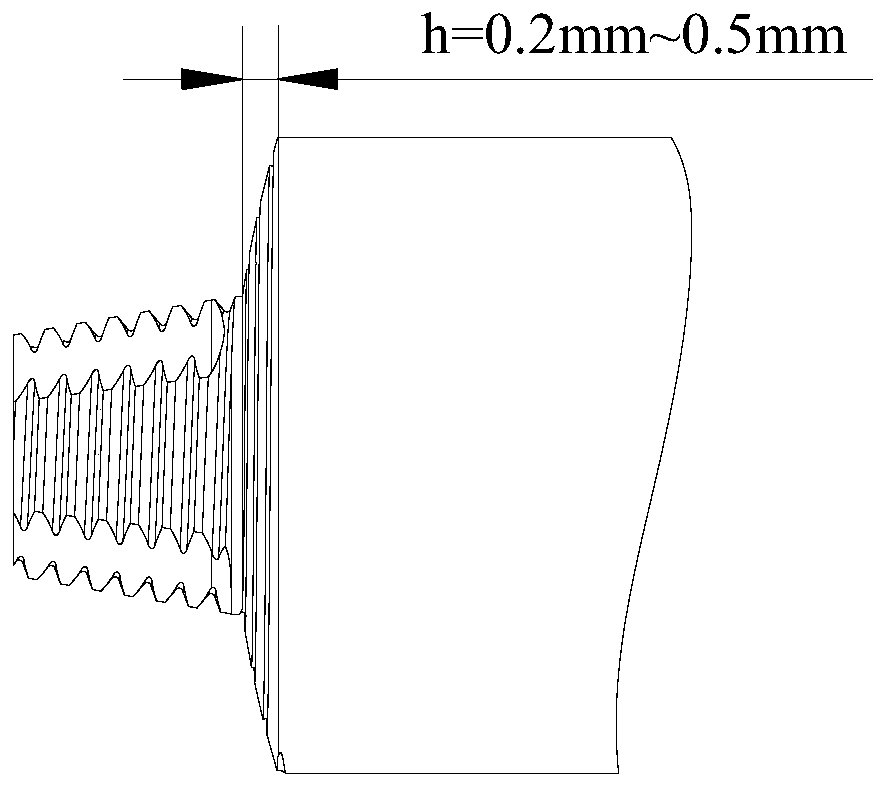 A friction stir welding device and method for realizing weld thickening