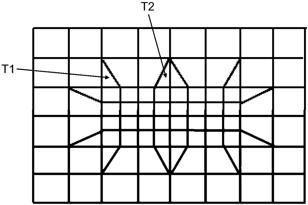 A method for improving the local refinement quality of a finite element mesh