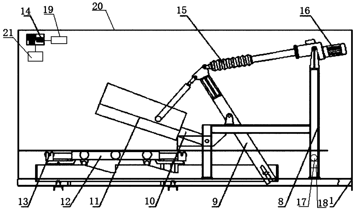 Food material full-automatic extrusion dehydration device