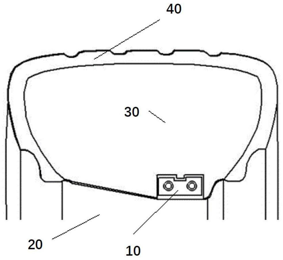 Wheel with sound absorption device