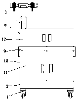 Movable operating room nursing device