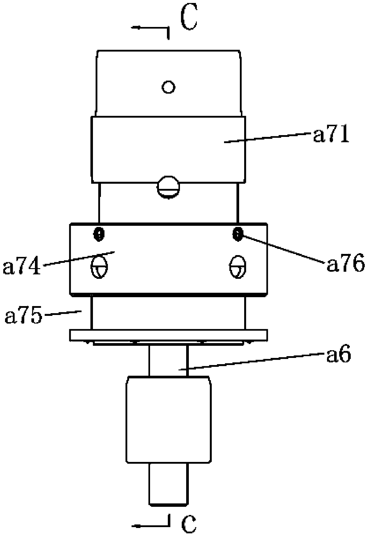 Underwater flow meter based mounting structure