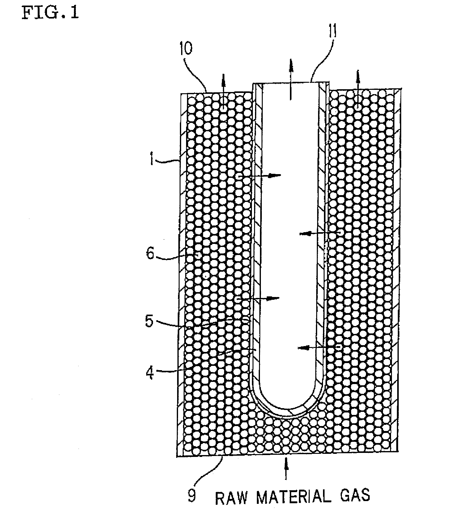 Process for producing hydrogen with permselective membrane reactor and permselective membrane reactor