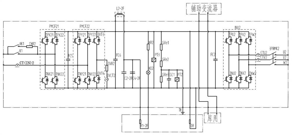 High-power permanent-magnet direct-drive freight locomotive traction converter