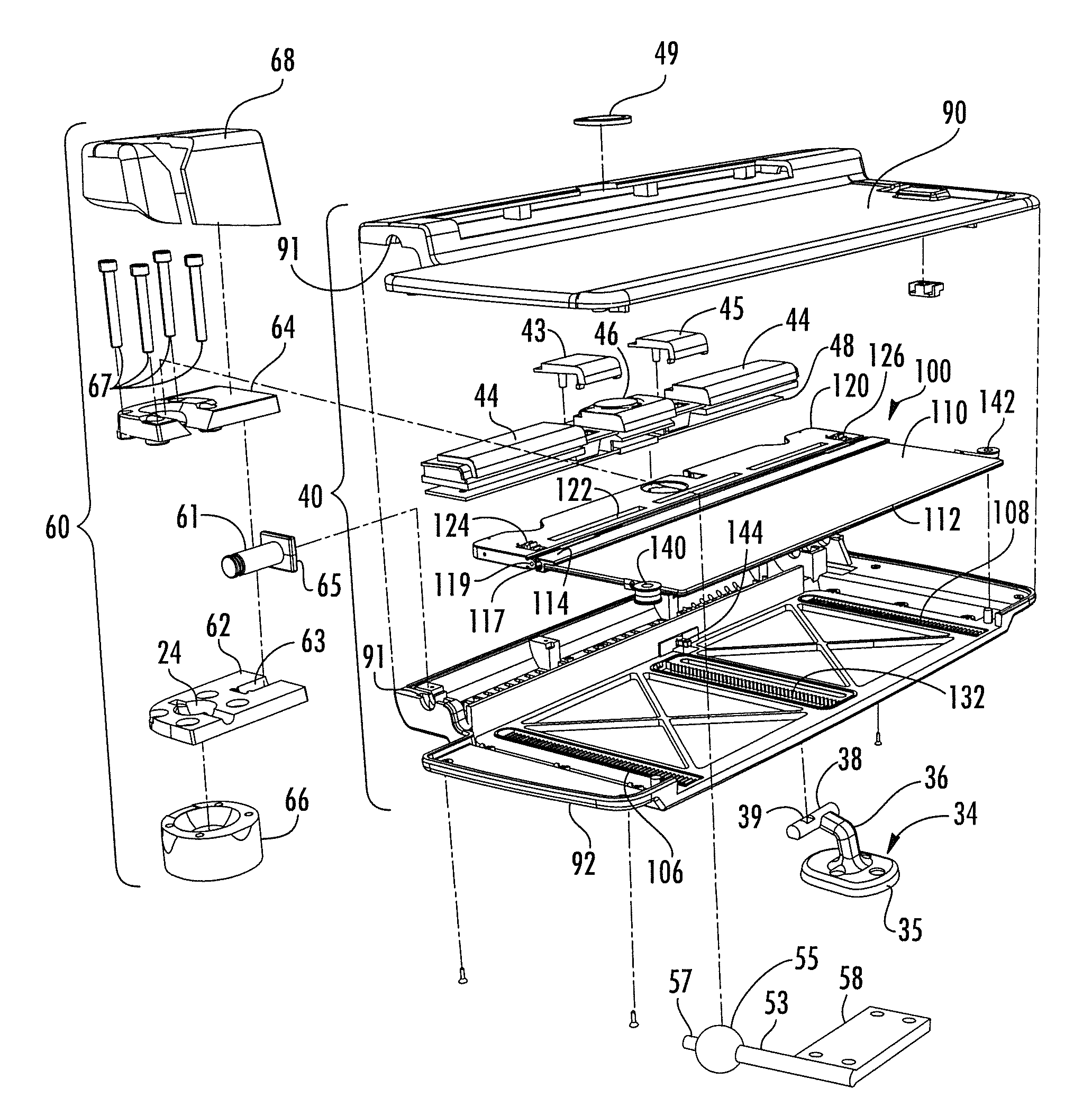 Visor with pivoted side window panel