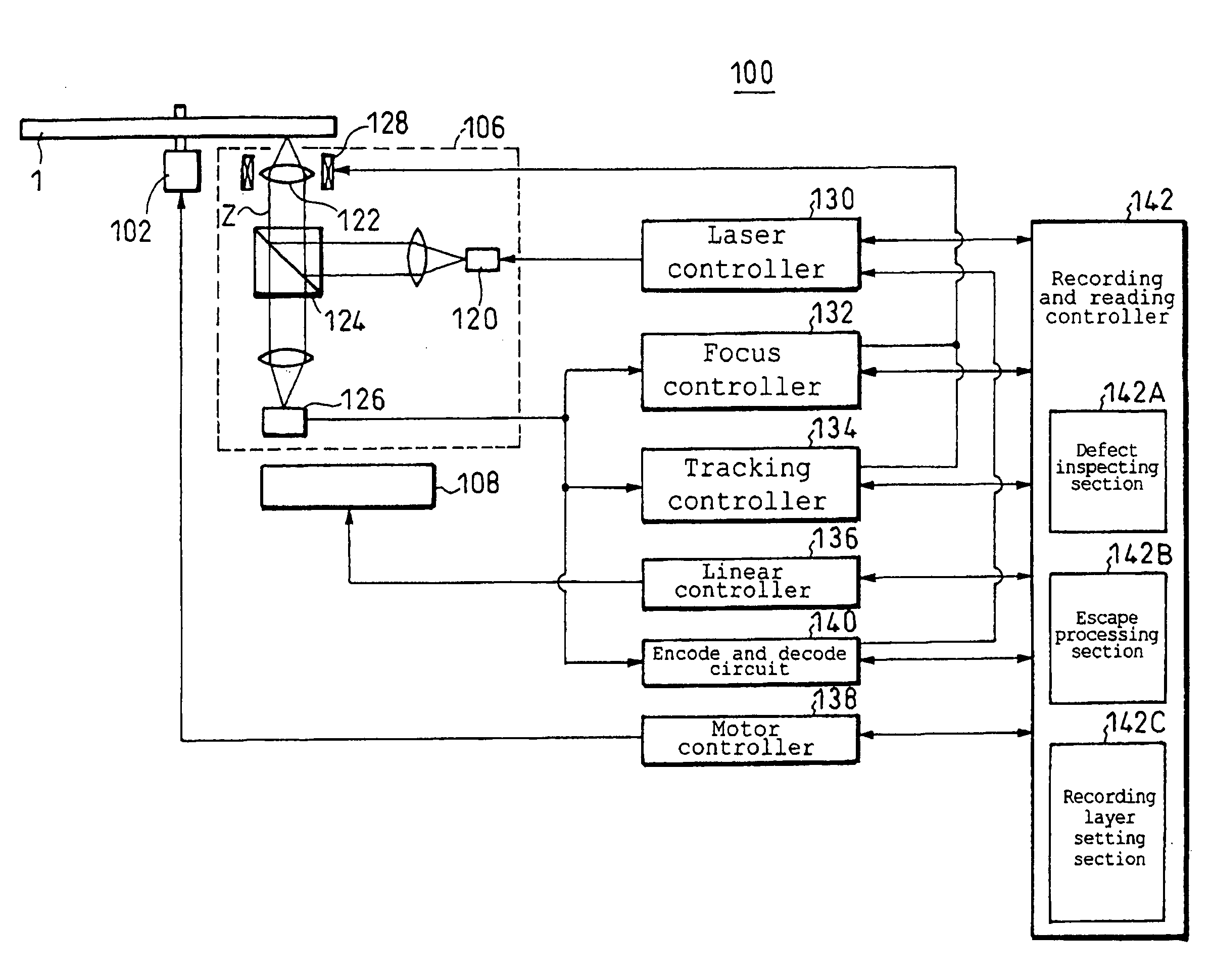 Optical recording method on multilayer optical recording medium, optical recording apparatus, and multilayer optical recording medium