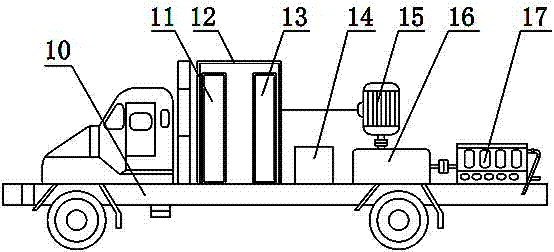 Fracturing unit for oil field exploitation