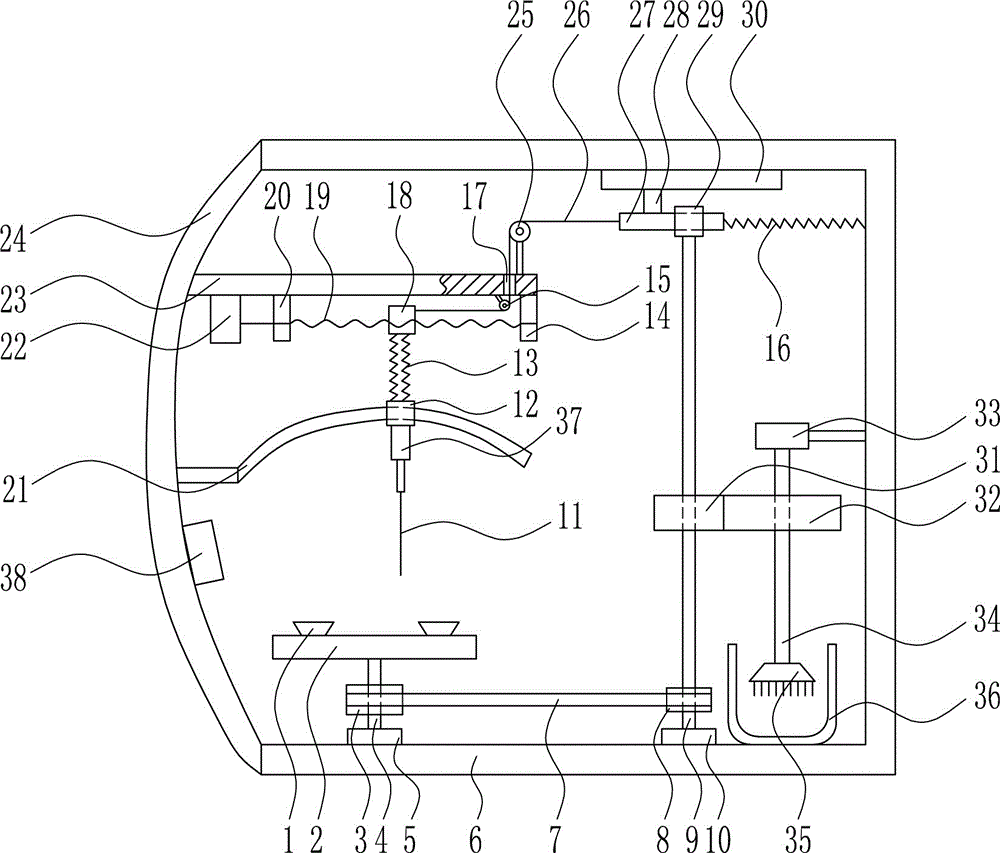 Efficient engraving device for porcelain manufacturing