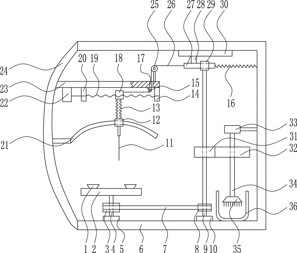 Efficient engraving device for porcelain manufacturing