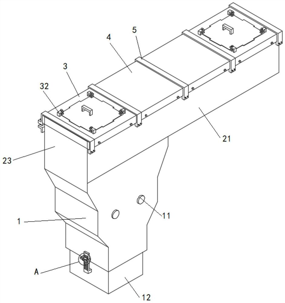 Feed raw material crushing device for animal husbandry