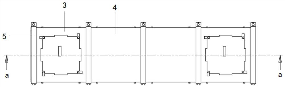 Feed raw material crushing device for animal husbandry