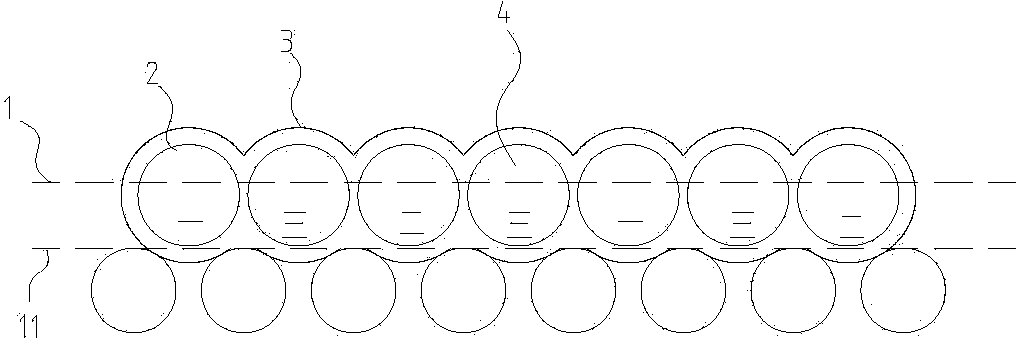 Manual hole digging non-uniform pile support construction technology