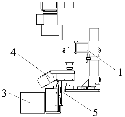 Drilling automatic clamping device of double-lug supporting plate nut