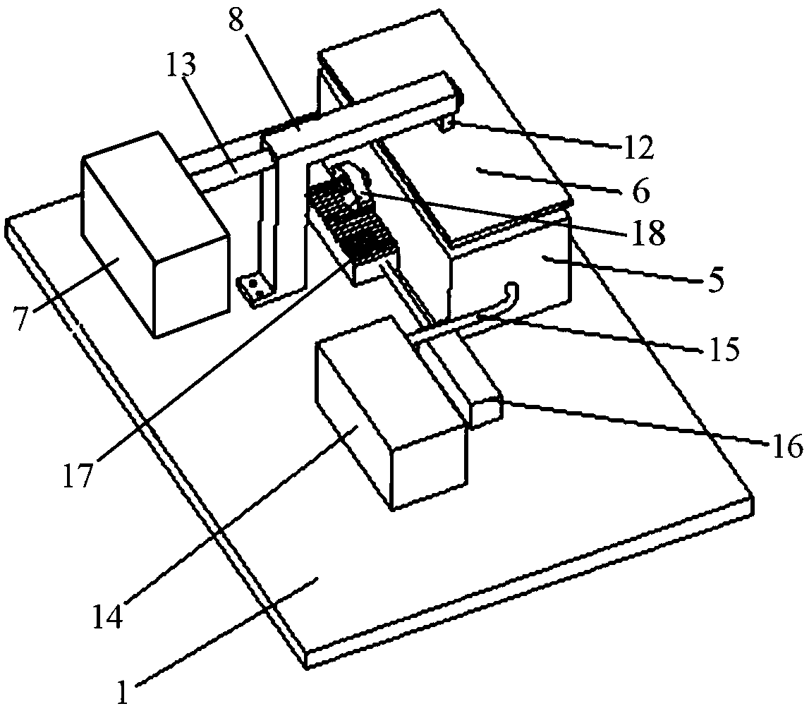 Vacuum press-fitting equipment suitable for interference assembly of shaft parts with blind holes