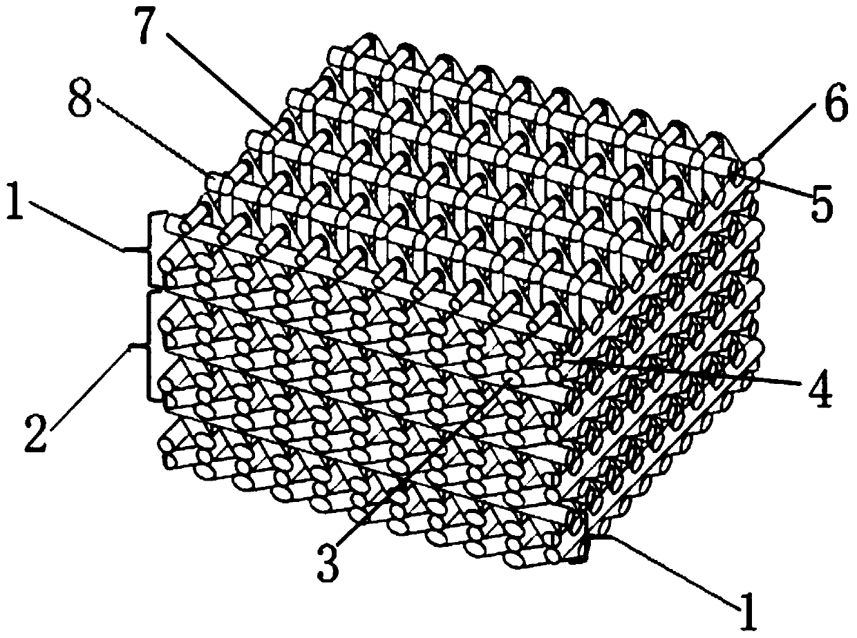 A kind of in-plane quasi-isotropic structure-stealth composite material and its preparation method