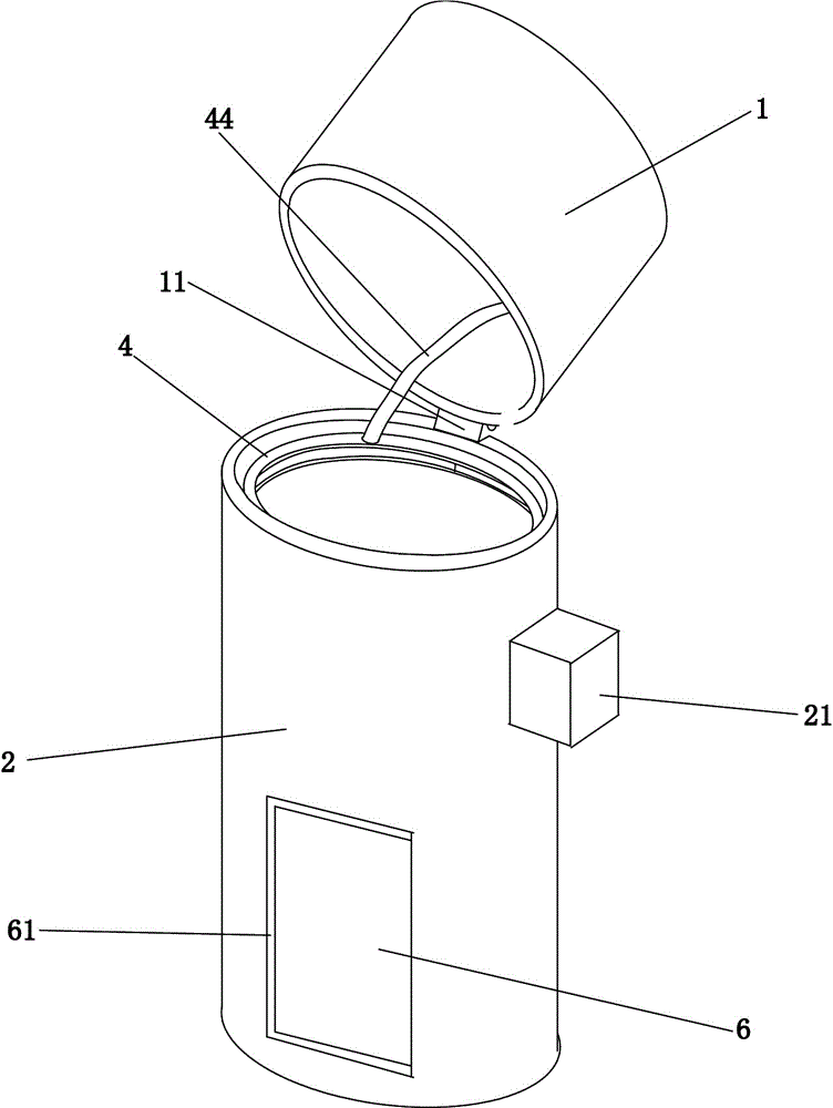 Deodorization trash can