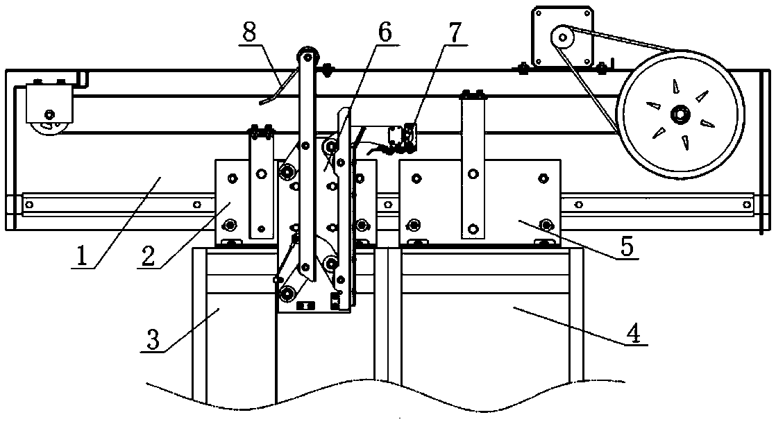 Door vane of elevator door and unlocking device