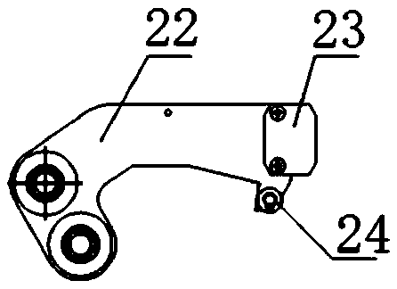 Door vane of elevator door and unlocking device