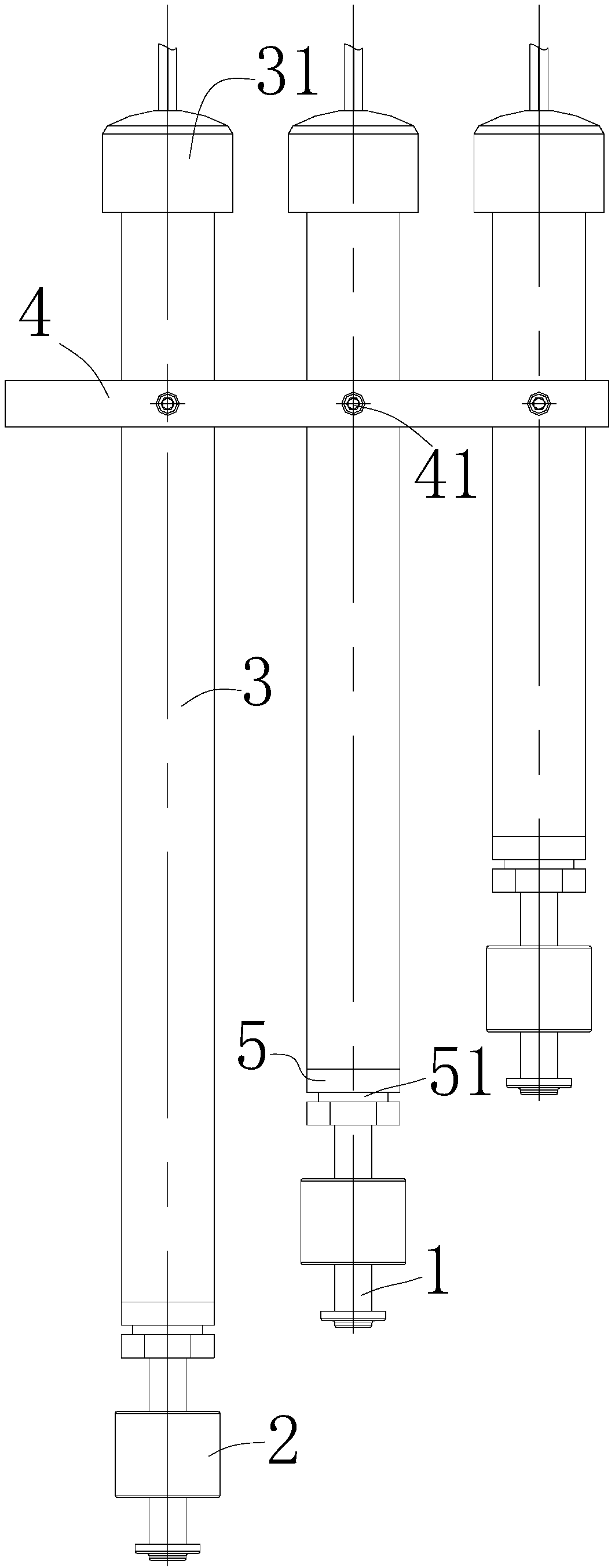 Floating-ball switch and installation and control method thereof