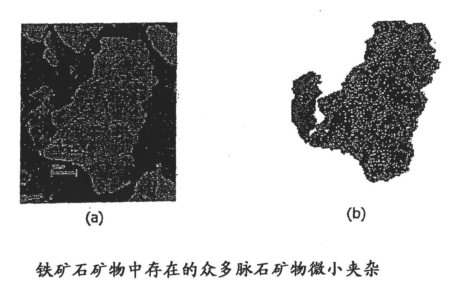 A novel method for production of iron ore concentrates suitable for iron and steel making processes