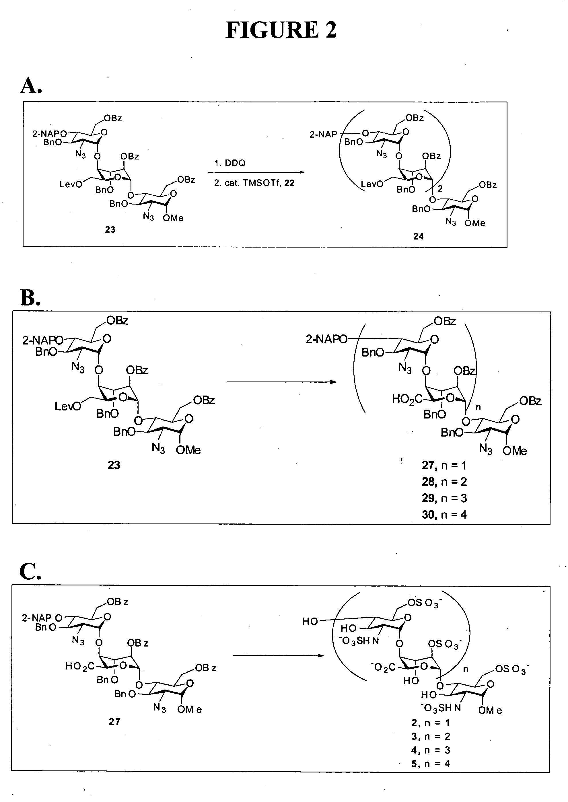 Heparin oligosaccharides