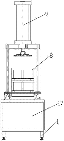 Test platform for testing creep property of geosynthetic material